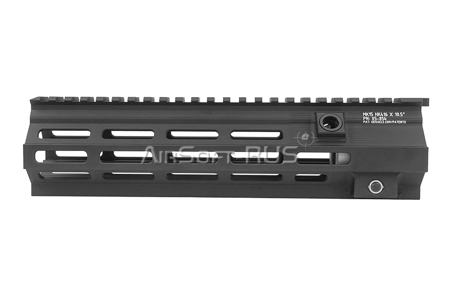 Цевьё Angry Gun Super Modular M-LOK 10.5″ для TM HK416 NGRS BLK (ANG-MK15-10.5TM-BLK)
