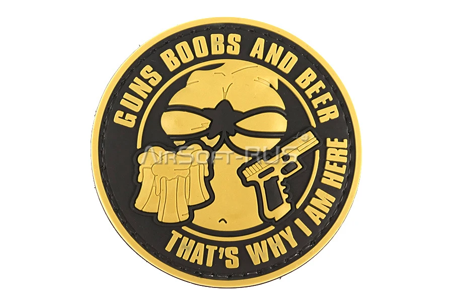 Патч TeamZlo guns boobs and beer CB (TZ0144CB)