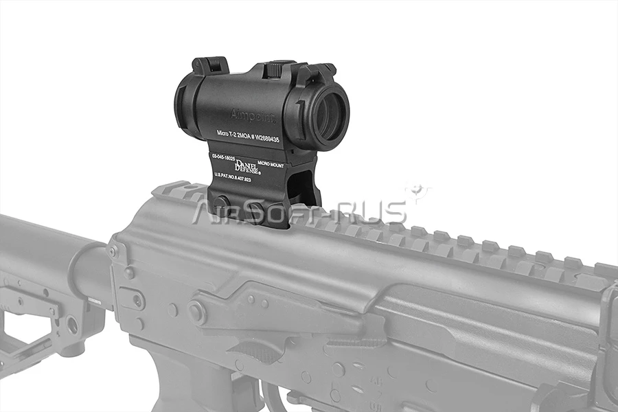 Коллиматорный прицел Evolution Gear T2 Sight W DANIEL Tactical Ver 2022 BK (EVG-856-BK)