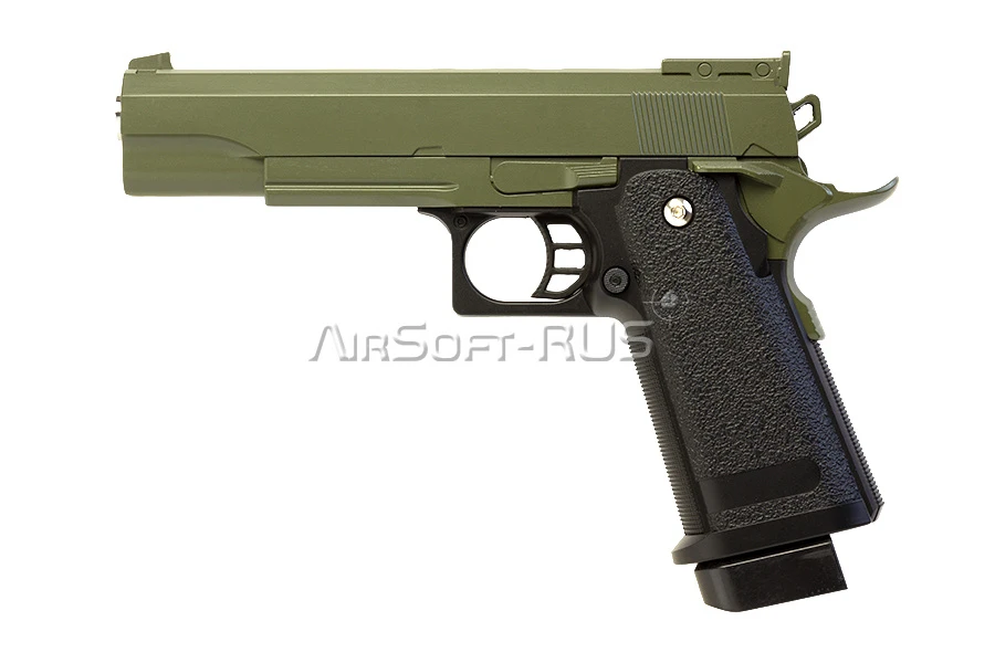 Пистолет Galaxy Colt Hi-Capa Green spring (G.6G)