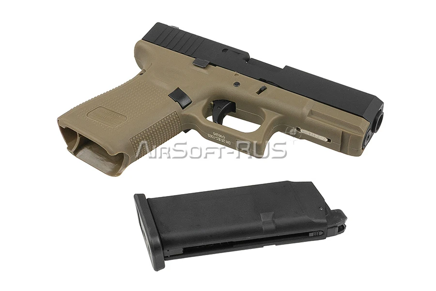 Пистолет East Crane Glock 19 Gen 5 DE/BK (EC-1303-DE/BK)