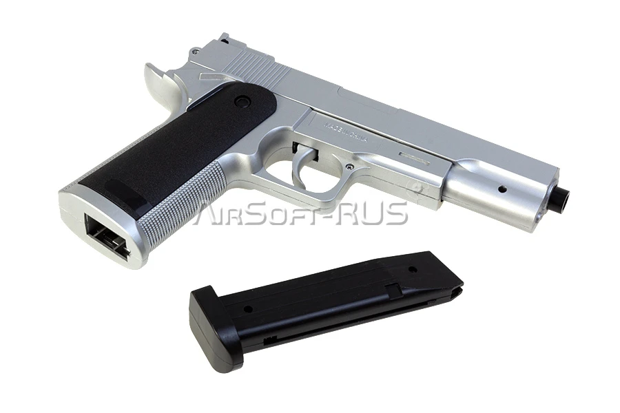 Пистолет  Galaxy Colt 1911 Silver spring (G.053S)