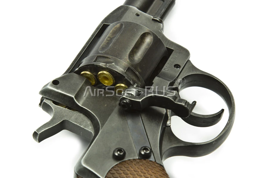 Револьвер Gletcher Наган обр.1895 г Black version CO2 (CP131A)