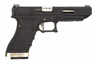 Пистолет WE Glock 34 Custom BK (GP660-34-BS)
