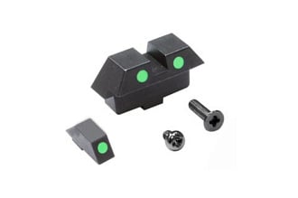 Мушка и целик Guarder для GBB пистолетов Glock 17/22/26/34 Gen 3 TM (GLK-41(GREEN))