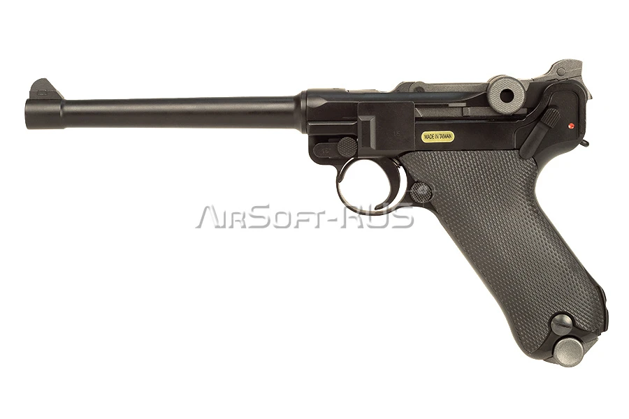 Пистолет WE P08 6" Luger Artillery GGBB BK (DC-GP402) [1]