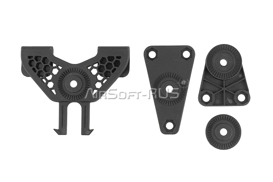 Платформа CTM для крепления пластиковой кобуры на MOLLE с системой Saf Angle BK (CTM-KIT-0010)