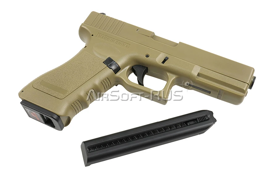 Пистолет Cyma Glock 18C AEP TAN (CM030TN)