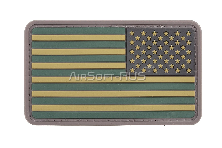 Патч TeamZlo "Флаг США ПВХ правый" OD (TZ0105ODR)
