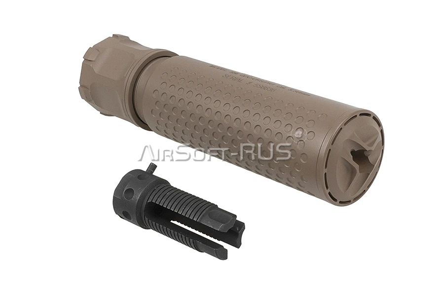 Глушитель с трассерным модулем Angry Gun KAC QDC/CRS-PRT FDE (ANG-CRSPRT-FDE-T)