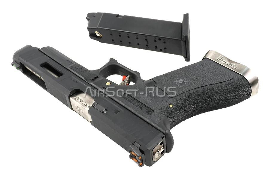 Пистолет WE Glock 34 Custom BK (GP660-34-BS)