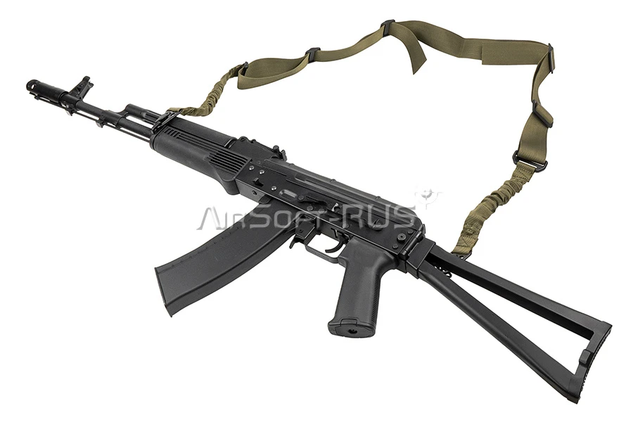 Ремень WoSporT двухточечный с карабином OD (SL-08-OD)