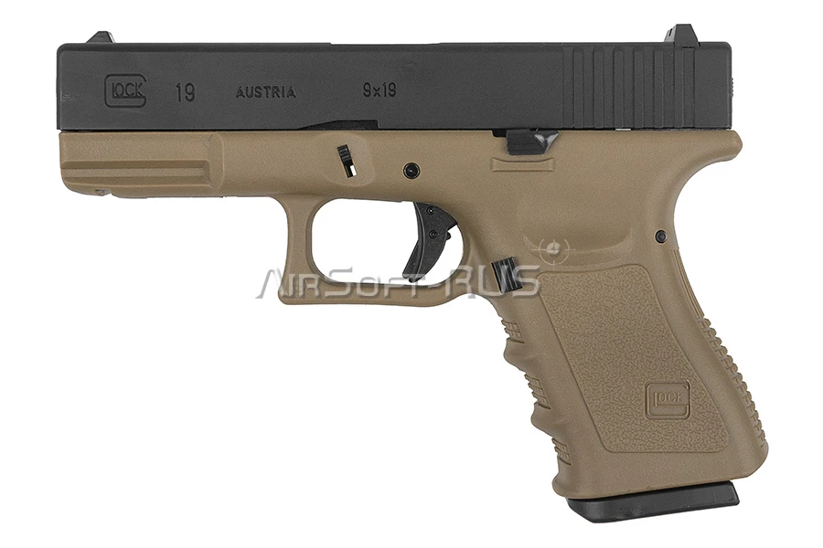 Пистолет East Crane Glock 19 Gen 3 DE/BK (EC-1301-DE/BK)
