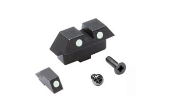 Мушка и целик Guarder для GBB пистолетов Glock 17/22/26/34 Gen 3 TM (GLK-41(WHITE))