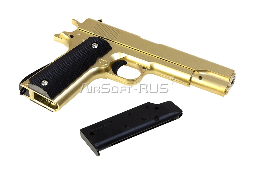 Пистолет Galaxy Colt 1911 Gold spring (G.13GD)