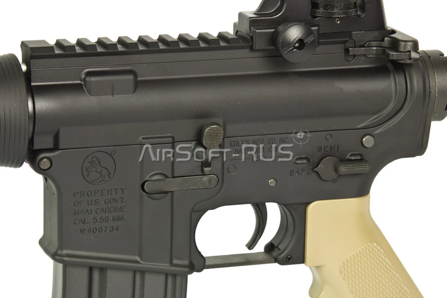 Карабин Tokyo Marui M4 CQBR TAN Next Gen AEG (TM4952839176097)