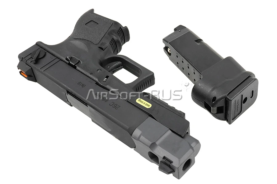 Пистолет WE Glock 26С Gen.3 GGBB (DC-GP622F) [4]