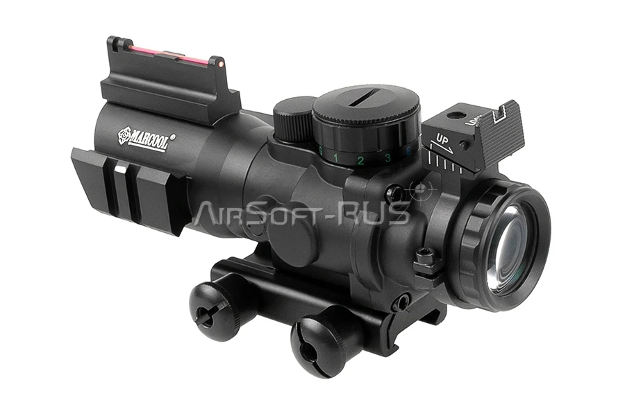 Прицел оптический Marcool ACOG GL 4X32 GE TA01NSN Red illuminated 11 stalls (HY9085)
