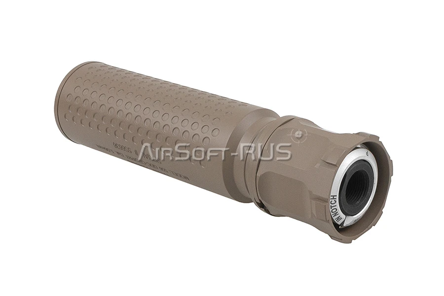Глушитель с трассерным модулем Angry Gun KAC QDC/CRS-PRT FDE (ANG-CRSPRT-FDE-T)