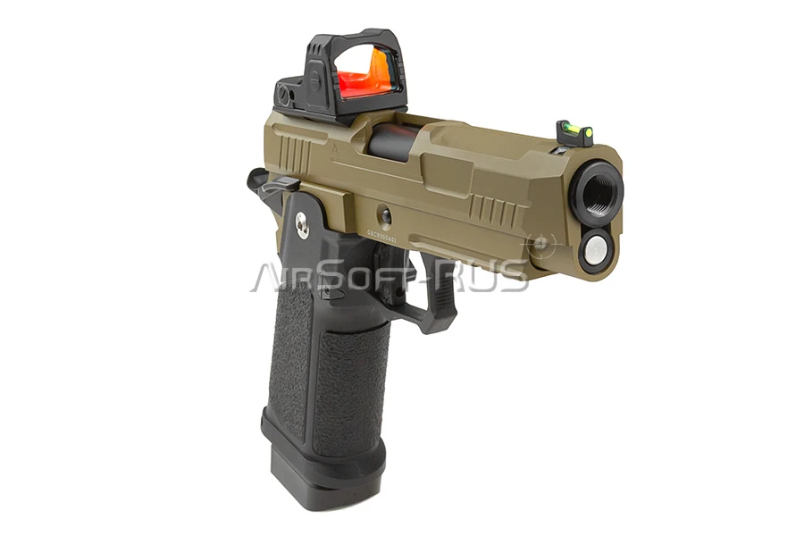 Пистолет Arcturus Hi-Capa 4.3" Vanguard  w/Optics Ready Slide & ARS-1 BLK-TAN (AT-GHC-V4-CMB-BT)