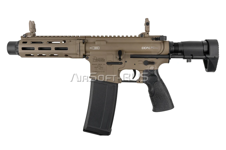 Карабин Cyma DDM4 PDW Platinum AEG FDE (DD.105B FDE)