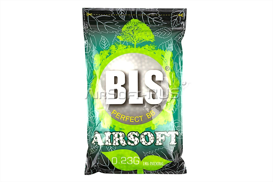 Шары BLS 0.23гр 4300шт биоразлагаемые белые (1KG-PLA23)