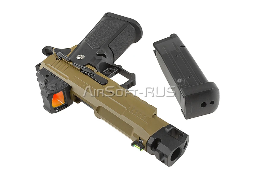 Пистолет Arcturus Hi-Capa 4.3 Vanguard w/Optics Ready Slide/Compensator/ARS-1 TN (AT-GHC-V4C-CMB-BT)