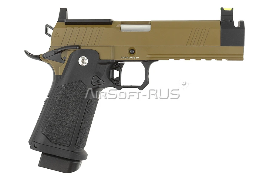Пистолет Arcturus Hi-Capa 4.3 DG Tempest W/Optics Ready Slide/Compensator BK-TAN (AT-GHC-T4C-OR-BT)