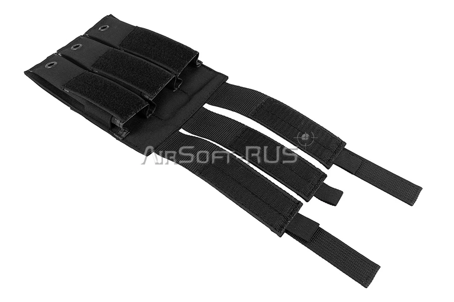 Подсумок ASR магазинный закрытый под 3 магазина MP-5/ПП-19-01 BK (ASR-PP3-BK)