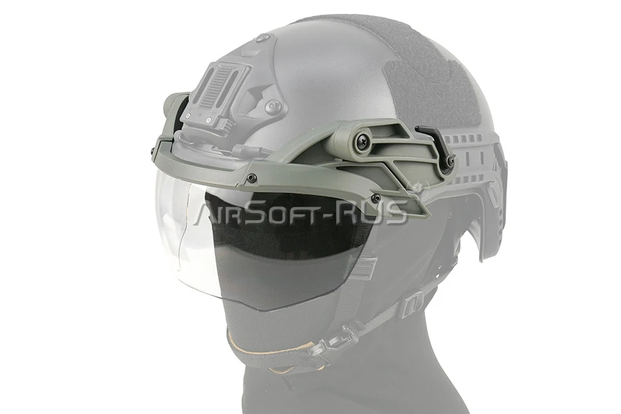 Визор WoSporT для шлема Ops Core Grey (GG-002-G)