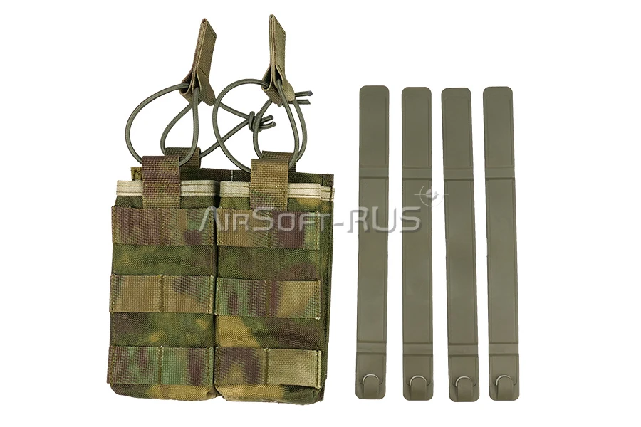 Подсумок Stich Profi модульный на 2 магазина АК, РПК FASTCLIP (molle) Дым (SP76722DM-FC)