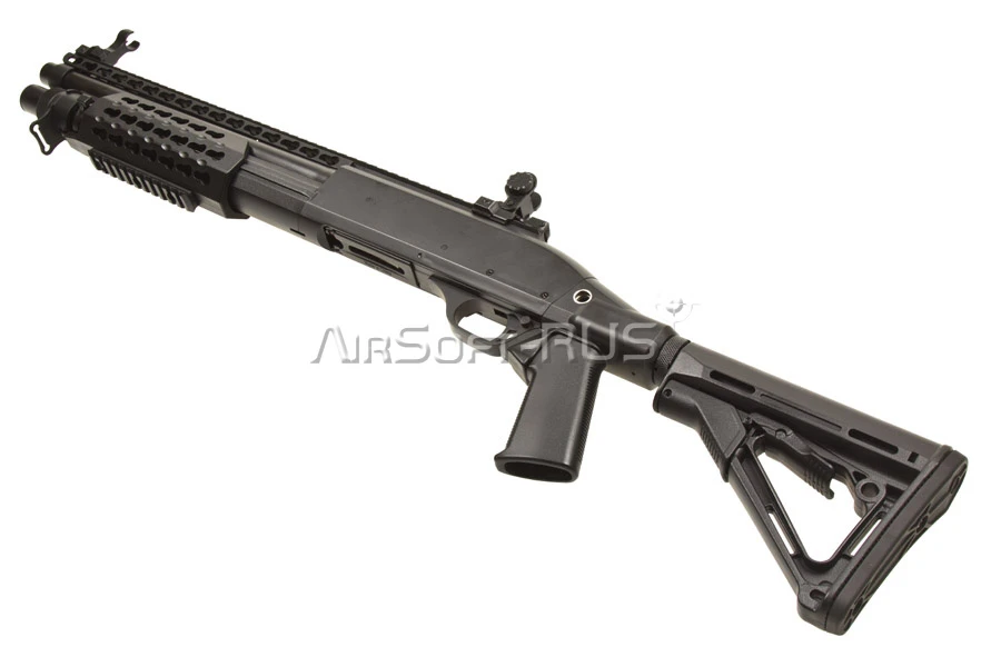 Дробовик Cyma Benelli M3 super 90 short keymod складной приклад пластик (DC-CM366BK) [1]