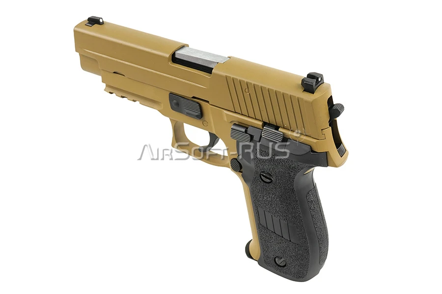 Пистолет WE SigSauer P226 Mk.25 TAN GGBB (GP431(TAN))