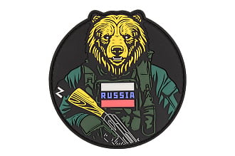 Патч ORC TACTIC Медведь с АК ПВХ BK (TZ0392)
