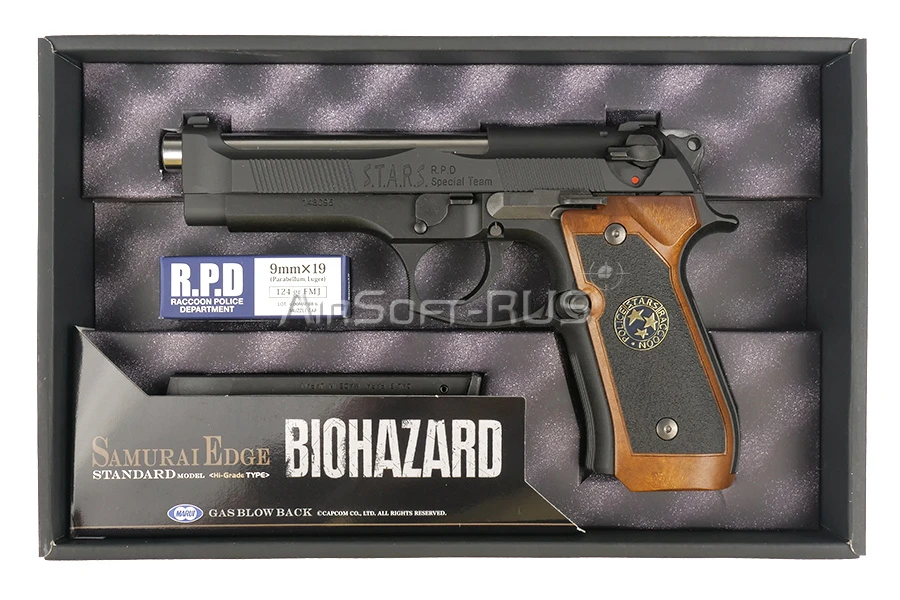 Пистолет Tokyo Marui Beretta Biohazard Samurai Edge Standard GGBB (TM4952839142733)