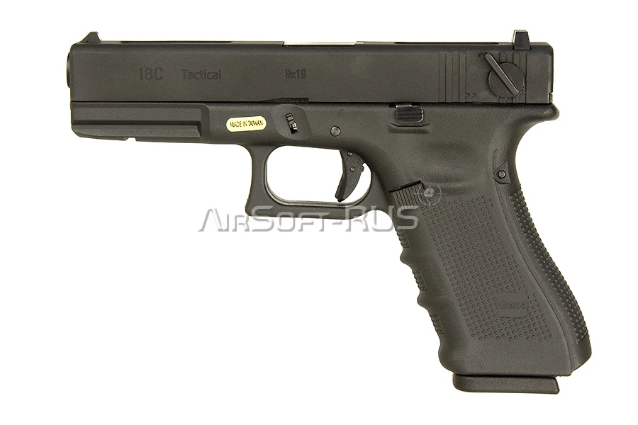 Пистолет WE Glock 18C Gen.4 GGBB (GP617B)