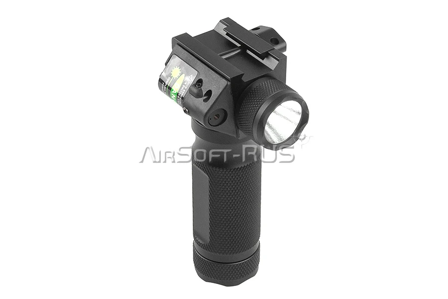Ручка тактическая Linyi с фонарем и зелёным ЛЦУ (LFO-9911-G)