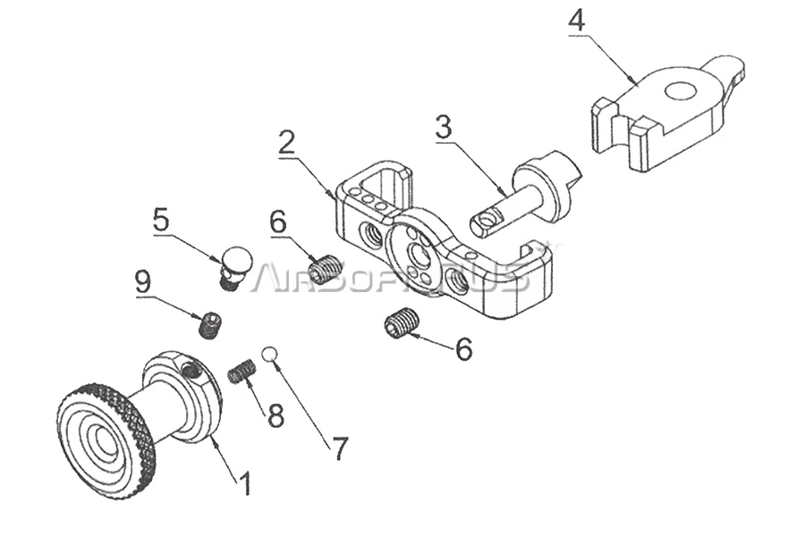 Ручка затвора TTI Handle для AAP01 BK (TTI-P0005)