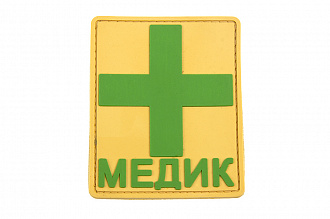 Патч TeamZlo Медик с крестом 8*7 см ПВХ (TZ0117CB)
