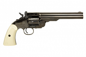 Пневматический револьвер ASG Schofield-6 steel grey (AG-18912)