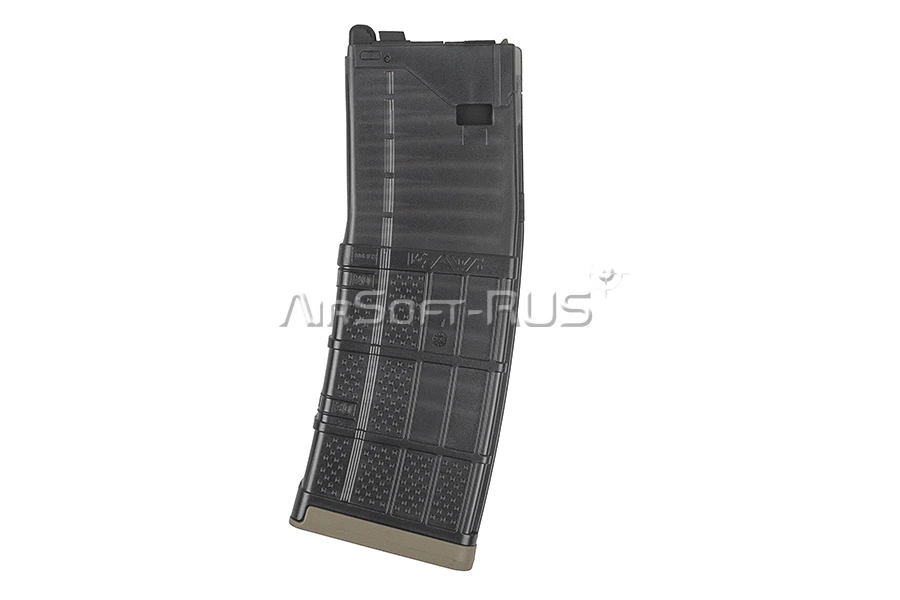 Газовый магазин Angry Gun для M4 Lancer L5AWM V2 MWS 300BLK на 35 шаров Smoke (ANG-LMW-300-TS)