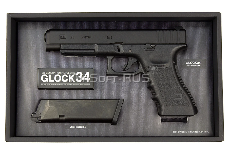 Пистолет Tokyo Marui Glock 34 GGBB (TM4952839142696) по цене 21