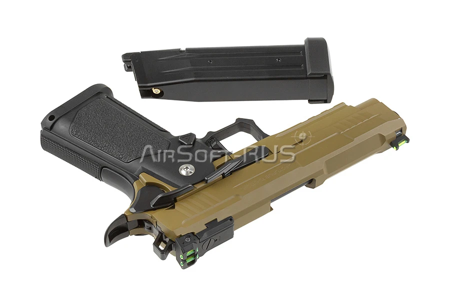 Пистолет Arcturus Hi-Capa 4.3" Vanguard BLK-TAN GBB (AT-GHC-V4-BT)