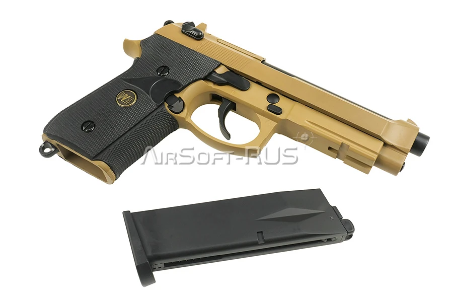 Пистолет WE Beretta M9A1 TAN CO2 GBB (DC-CP321(TAN)) [2]