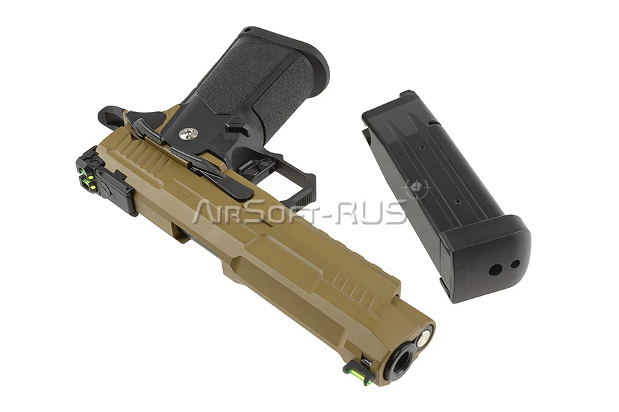 Пистолет Arcturus Hi-Capa 5" Vanguard BLK-TAN GBB (AT-GHC-V5-BT)