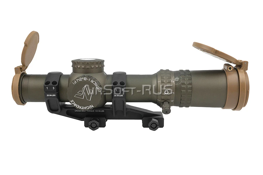 Оптический прицел Evolution Gear ATACR 1-8X24MM FFP Scope Commercial version DE (EVG-887-FDE)