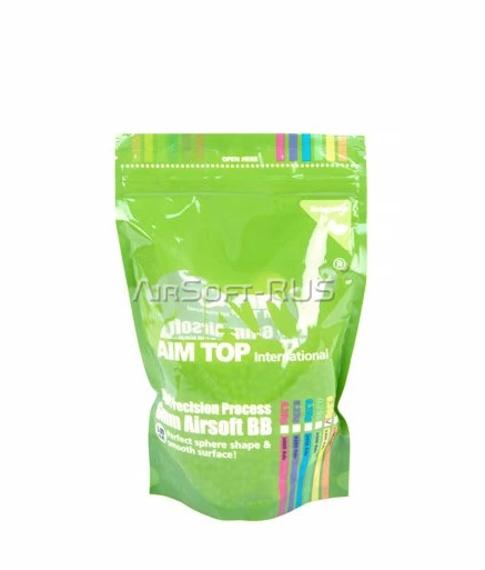 Шары AimTop 0.30гр. биоразлагаемые, зелёные трассирующие 3300шт (BO-30G33)