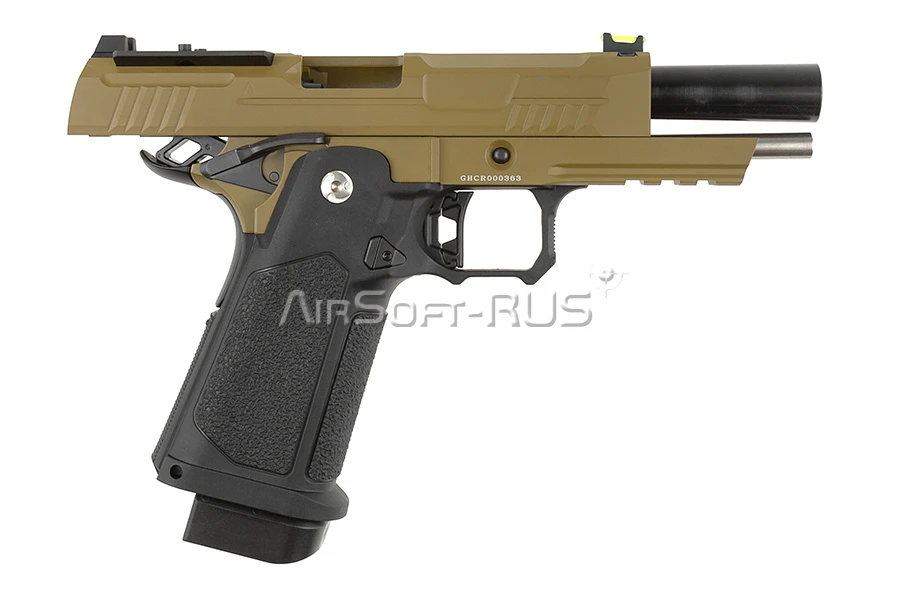 Пистолет Arcturus Hi-Capa 4.3" Vanguard  w/Optics Ready Slide BLK-TAN (AT-GHC-V4-OR-BT)