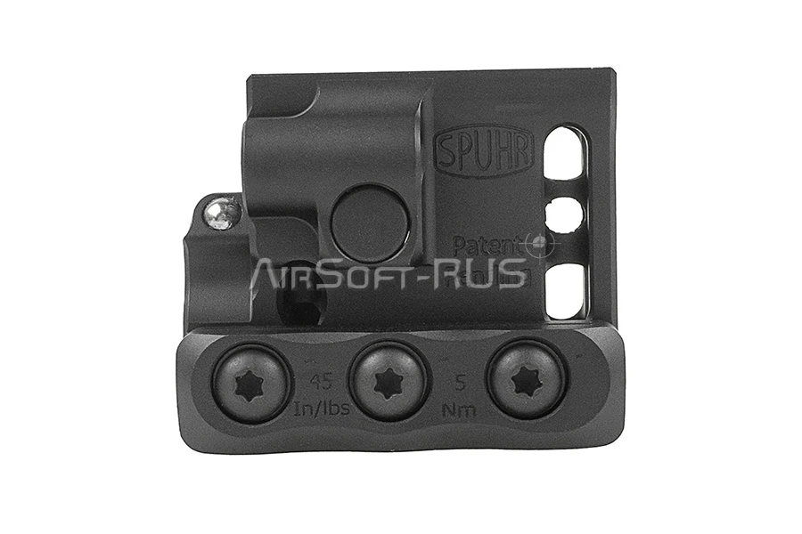 Гибридное крепление Evolution Gear для прицела MICRO T2 и магнифера 3XMAG BK (EVG-1036-BK)