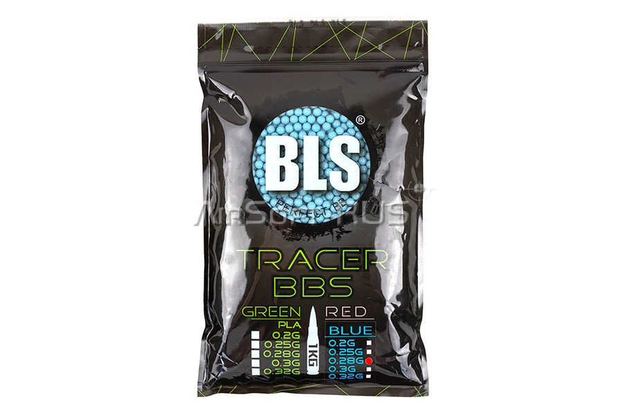 Шары BLS 0.28гр 3500шт синие трассирующие (1KG-TR28B)